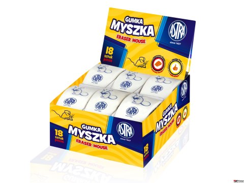 Gumka myszka Astra - box 18, 403118003