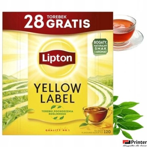 Herbata LIPTON YELLOW LABEL 120 torebek 2g