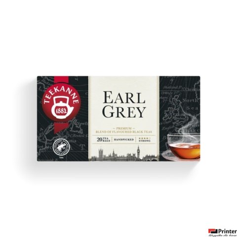 Herbata TEEKANNE Earl Gray 20 kopert czarna