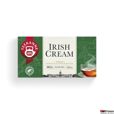 Herbata TEEKANNE Irish Cream 20 kopert czarna