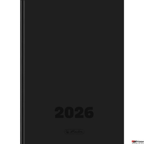 Kalendarz Herlitz standard szefa 2026 A4 DTP czarny 400204114