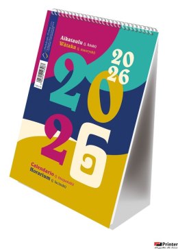 Kalendarz ze spiralką A5 - pionowy 2026 Michalczyk i Prokop T-101-3-19