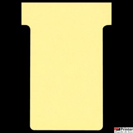 Karteczki T-Card Nobo, rozmiar 2, żółte 100 szt. 2002004