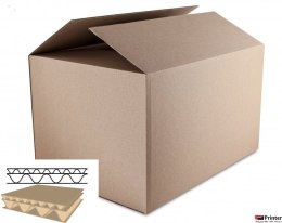 Karton wysyłkowy/klapowy DOTTS 452x320x263 515g. tektura 5-warstw szara