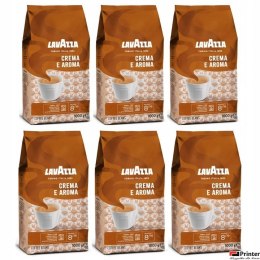 Kawa LAVAZZA CREMA e AROMA 1kg ziarnista (6szt.)
