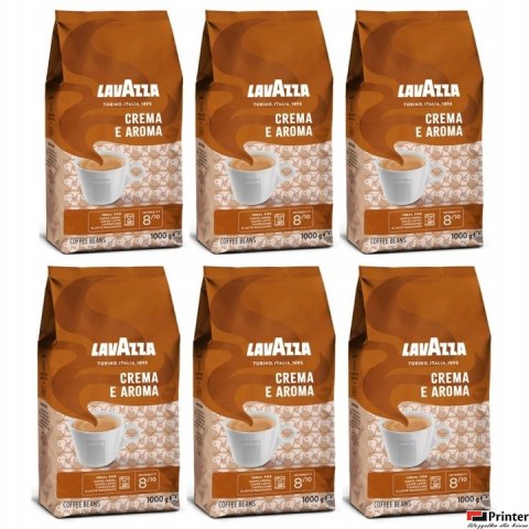 Kawa LAVAZZA CREMA e AROMA 1kg ziarnista (6szt.)