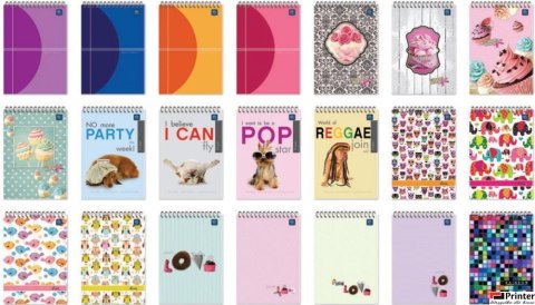 Kołonotatnik A6 _100k spir.u góry GARWOLIN