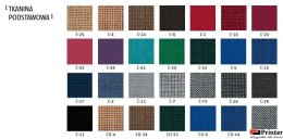 Krzesło konferencyjne ISO black C73 szaro-czarny NOWY STYL