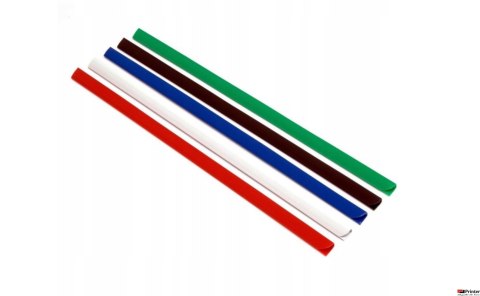 Listwy wsuwane 6mm - 25 k. czarne (50 szt.) ARGO 419062