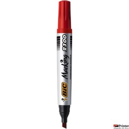 Marker permanentny BIC Fine czerwony, 1445 03