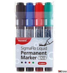 Marker permanentny SigmaFlo B 120 4 kol. 160-2449 MonAmi