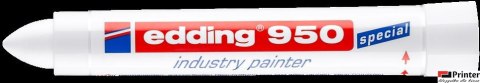 Marker przemysłowy 950 biały 10mm farba w paście EDDING 950/049