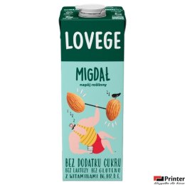 Napój LOVEGE Migdałowy Bez Dodatku Cukru 1l SANTE