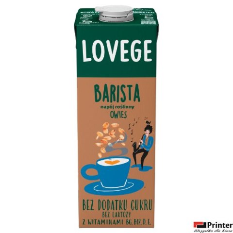 Napój roślinny SANTE OWSIANE bez cukru 1L LOVEGE