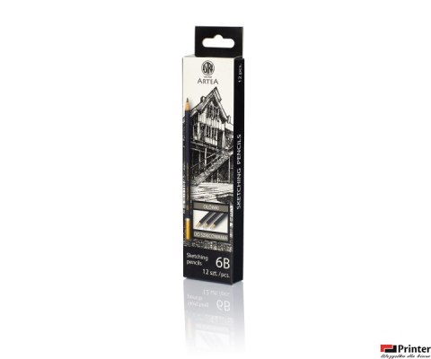 Ołówek do szkicowania 2B Astra Artea 206118003