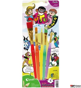 Pędzle GR-FB5T Fiorello 5 szt. Tytus, Romek i A