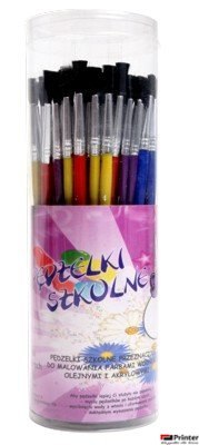 Pędzle w tubie, nr 1 do 6, 72 szt. FIORELLO 170-1428