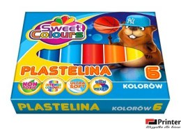 Plastelina 6 kolorów Sweet Colours 01518 KOMA-PLAST