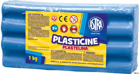 Plastelina Astra 1 kg niebieska, 303111012