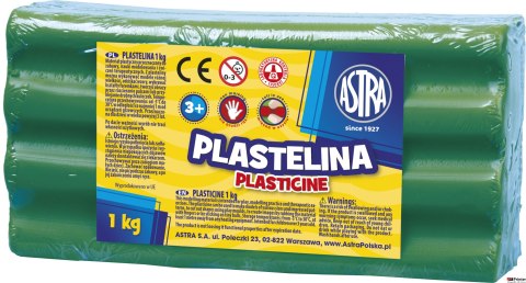 Plastelina Astra 1 kg zielona, 303111015