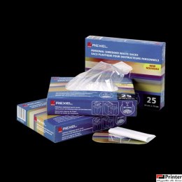 Plastikowe worki Rexel na ścinki do niszczarek z szerokim podajnikiem, o pojemności 175 litrów 100 szt. 40095