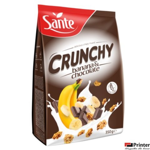 Płatki bananowe Crunchy 350g SANTE