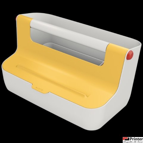 Pojemnik z uchwytem Leitz Cosy, żółty 61250019