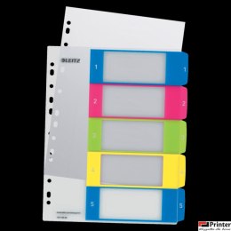 Przekładki plastikowe LETIZ WOW 1-5 12410000 do zadruku LEITZ