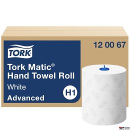 Ręcznik w rolce TORK (6 rolek) Matic System, 2 warstwy, biały, celuloza TAD, 150m, H1, 120067