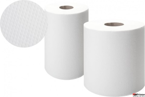 Ręcznik w roli PROFESSIONAL 60/2 (12 rolek) 60m 2warstwy celuloza biały ELLIS 3070