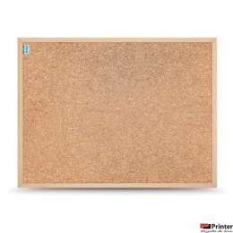 Tablica korkowa MEMOBE SMART, rama drewniana, 120x90 cm