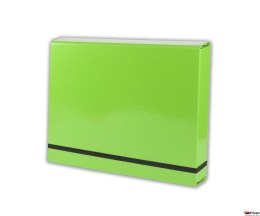 Teczka A4 Lux na gumkę zielona TT6761 (X)