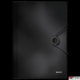 Teczka z 6 przegródkami PP Leitz Solid, czarna 45791095