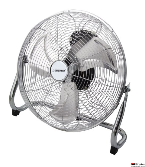 Wentylator podłogowy cyrkulacyjny srebrny SCIROCCO EHF005 ESPERANZA