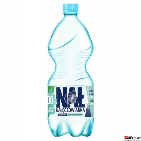 Woda NAŁĘCZOWIANKA delikatnie gazowana 1.0L butelka PET zgrzewka 6 szt.