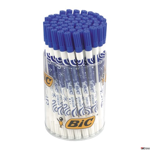 Wymazywacz do piór BIC Ink Eater niebieski Tuba 60szt, 8630491