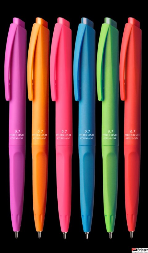 Długopis KD910-NM niebieski 0.7mm,mix kolorów TETIS