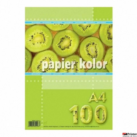 Papier xero A4 niebieski (100 arkuszy) KRESKA