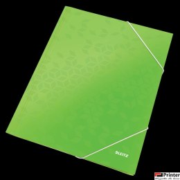 Teczka kartonowa z gumką LEITZ jasno zielona WOW 39820054