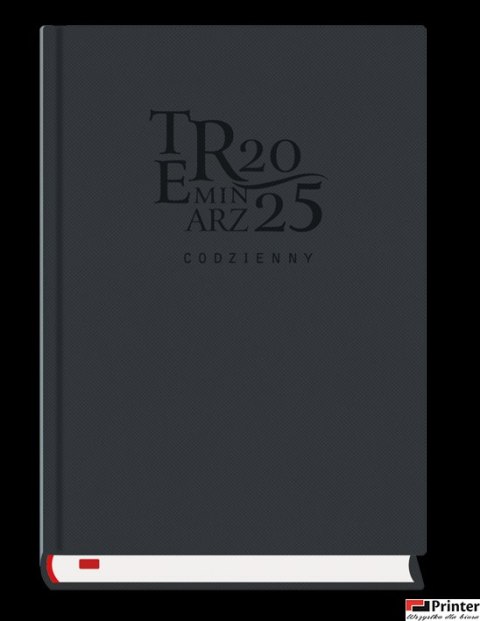 Terminarz Codzienny A5 2026 - czarny Michalczyk i Prokop T-255T-1V kalendarz dzienny (sb i nd na oddzielnych stronach)