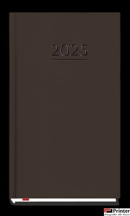 Terminarz Kieszonkowy 90x165mm 2026 - czarny Michalczyk i Prokop T-231V-V kalendarz 1 tydzień na 2 stronach
