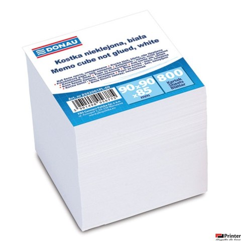 Bloczek wkład biały 9x9x9cm @ 8302001PL-09