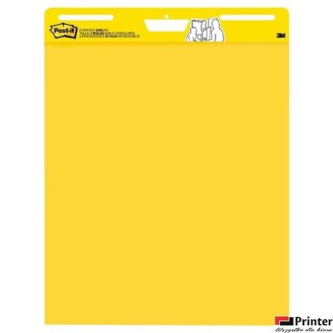 Blok flipchart samoprzylepny żółty 25k 3M-76308929602 POST-IT