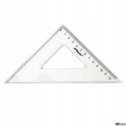 Ekierka równoramienna mała Donau 45 stopni, 8,5 cm, plastikowa