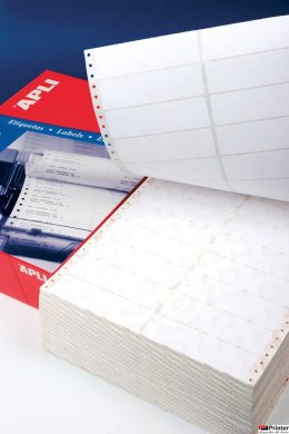 Etykiety 00004 88*36 do igł ówek jednorzędowe APLI