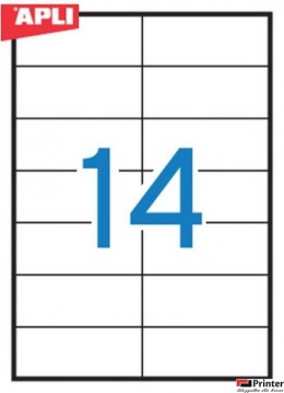 Etykiety 01277 105*42.4 (100) permanentne APLI