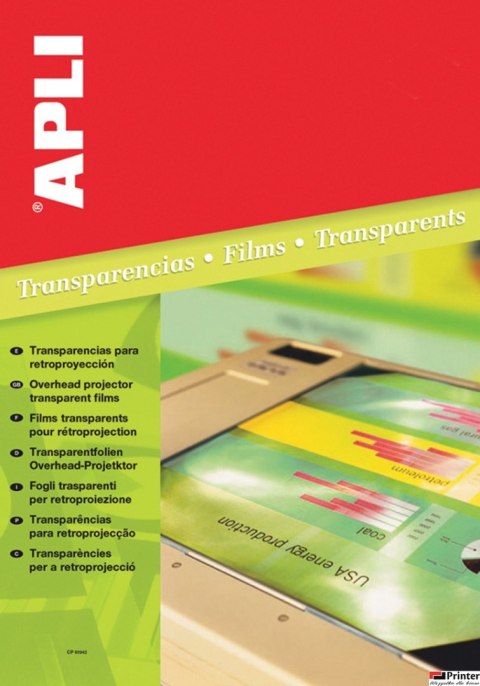 Folia do atrament. 1230 (50)* do rzutników APLI