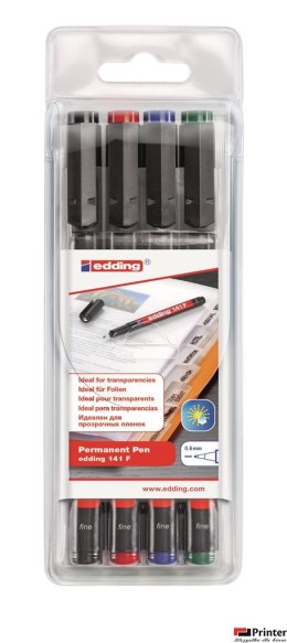 Foliopis 0.6 141 F 4szt.EDDING końcówka okrągła