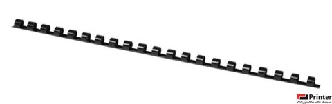 Grzbiety do bindowania , A4, 8mm (45 kartek), 100 szt., czarne, typu OFFICE PRODUCTS 20240815-05