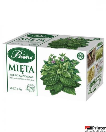 Herbata BIFIX mięta 20 kopert wspomagająca trawienie